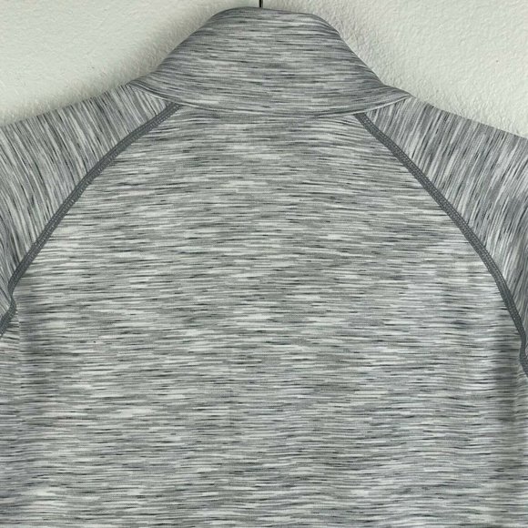 Gap Fit Jacket Women's Size M Full Zip Long Sleeve Athletic Track Heather Gray - Picture 5 of 12